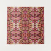 Naadloos decoratief chaotisch bloempatroon wandkleed (Voorkant (horizontaal))