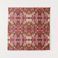 Naadloos decoratief chaotisch bloempatroon