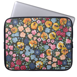Naadloos decoratief elegant patroon met schattige laptop sleeve