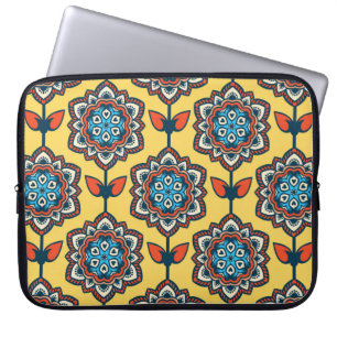 naadloos decorpatroon voor sierdoeleinden laptop sleeve