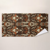 naadloos demaspatroon badhanddoek (Badhanddoek)
