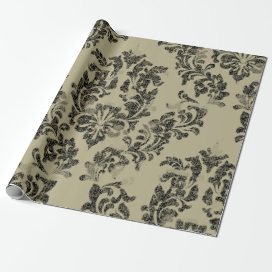 naadloos demaspatroon cadeaupapier (Uitgerold)
