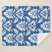 Naadloos demaspatroon sherpa deken (Voorkant (horizontaal))