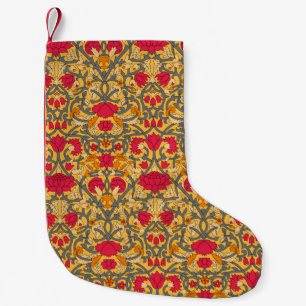 naadloos dempend paisleypatroon kleine kerstsok