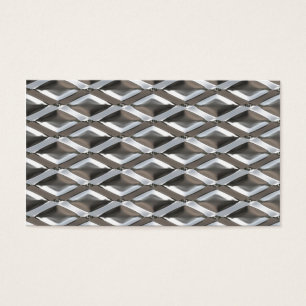 Naadloos diamant, gevormd Chrome plaatste metalen Visitekaartjes