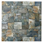 Naadloos elegant Flagstone Tegel ontwerp Tegeltje (Voorkant)