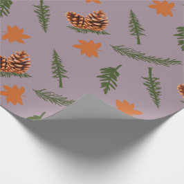 Naadloos esdoornblad inpakpapier voor Gezellige He