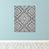 Naadloos etnisch patroon 6 canvas afdruk (Insitu (Houten vloer))