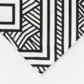 Naadloos etnisch patroon fleece deken (Hoek)