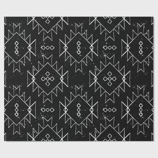  naadloos etnisch patroon met amerikaans indi cadeaupapier (Vlak)