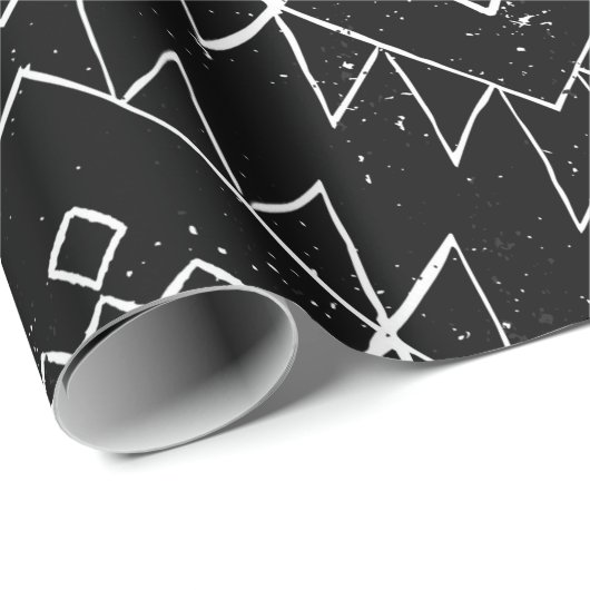  naadloos etnisch patroon met amerikaans indi cadeaupapier (Rol Hoek)