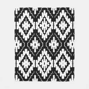 naadloos etnisch patroon met amerikaans indi fleece deken