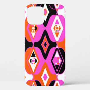 naadloos etnisch patroon met Oezbekistan, Turkis Case-Mate iPhone Case