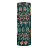 Naadloos exotisch oerwoud patroon thermosbeker (Achterkant)