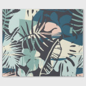 Naadloos exotische patroon met tropische planten e cadeaupapier (Vlak)