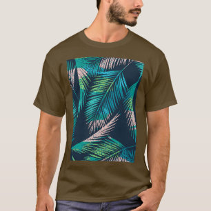 Naadloos exotische patroon met tropische planten T T-shirt