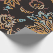 , naadloos Floraal patroon. Handtekening tekst Cadeaupapier (Hoek)