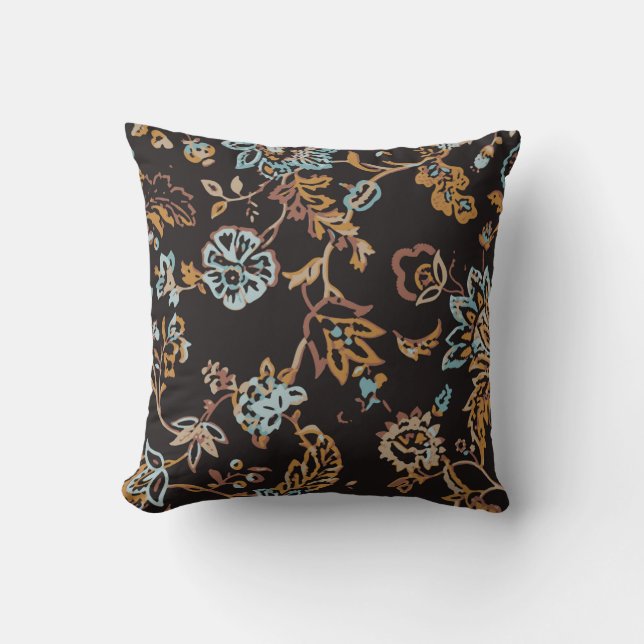 , naadloos Floraal patroon. Handtekening tekst Kussen (Voorkant)