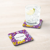 Naadloos Floral Pattern Bier Onderzetter (Rechterzijde)