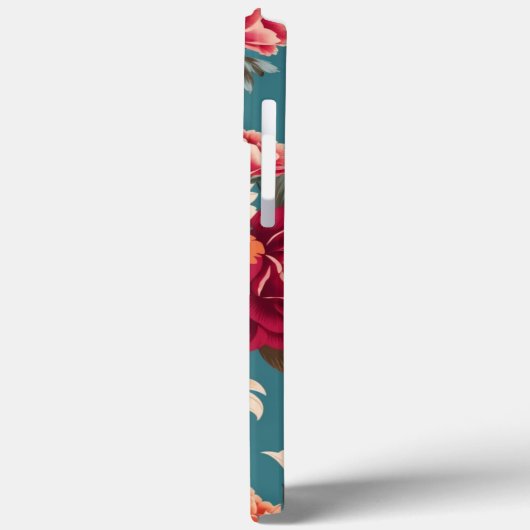 Naadloos Floral Pattern Case-Mate iPhone Case (Achterkant / Links)