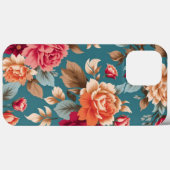 Naadloos Floral Pattern Case-Mate iPhone Case (Achterkant (horizontaal))