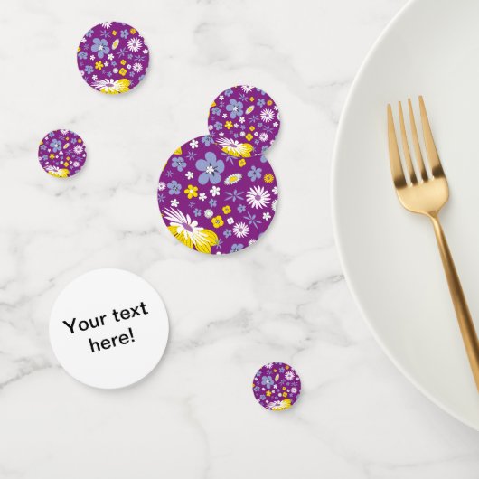 Naadloos Floral Pattern Confetti (Groep)