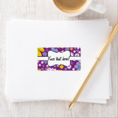 Naadloos Floral Pattern Etiket (Insitu)