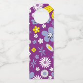 Naadloos Floral Pattern Flessenhanger (Achterkant)