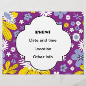 Naadloos Floral Pattern Flyer (Voorkant)