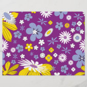 Naadloos Floral Pattern Flyer (Achterkant)