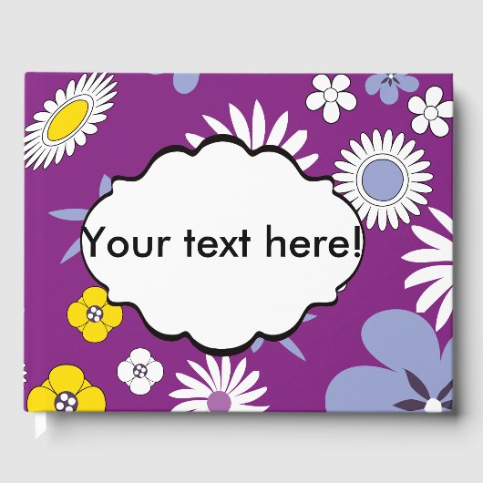 Naadloos Floral Pattern Gastenboek (Voorkant)