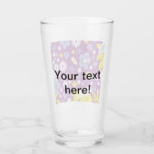 Naadloos Floral Pattern Glas (Achterkant)