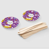 Naadloos Floral Pattern Handwaaier (Niet-gemonteerd)