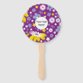 Naadloos Floral Pattern Handwaaier (Voorkant)