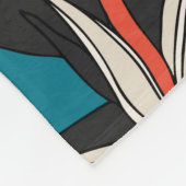 Naadloos Floral Pattern in Fleece Deken (Hoek)