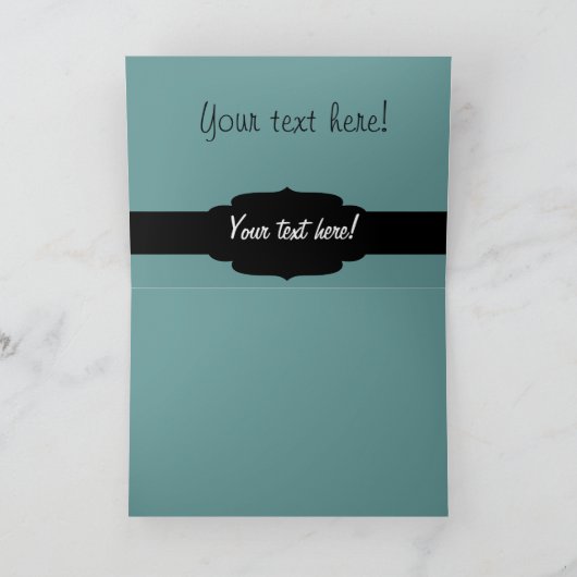 Naadloos Floral Pattern Kaart (Binnen)