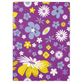 Naadloos Floral Pattern Klembord (Achterkant)