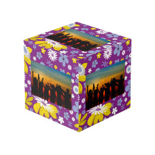 Naadloos Floral Pattern Kubus