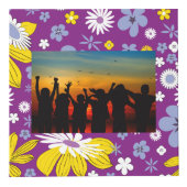 Naadloos Floral Pattern Kubus (Voorkant)