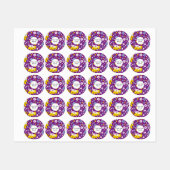 Naadloos Floral Pattern Labels (Vel)