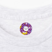 Naadloos Floral Pattern Labels (Aangebracht)