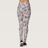 Naadloos Floral Pattern Leggings (Achterkant)