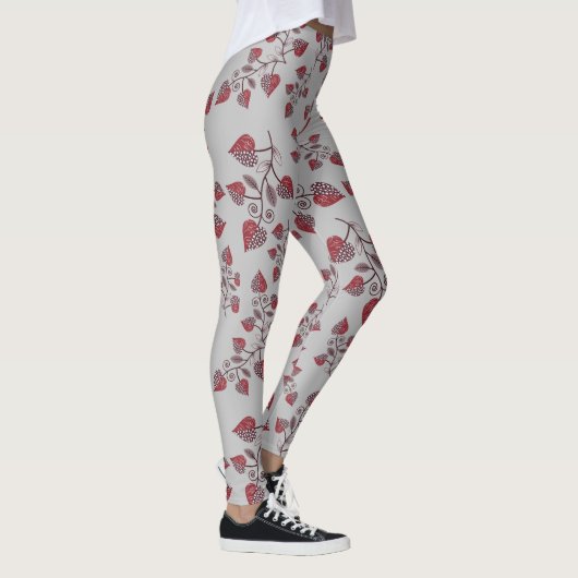Naadloos Floral Pattern Leggings (Rechts)