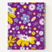 Naadloos Floral Pattern Notitieboek (Achterkant)