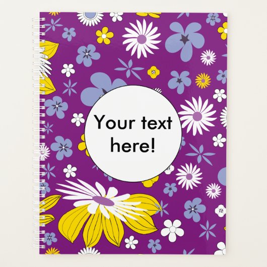 Naadloos Floral Pattern Planner (Voorkant)