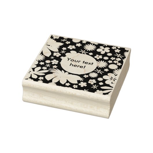 Naadloos Floral Pattern Rubberstempel (Stempel)