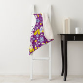 Naadloos Floral Pattern Sherpa Deken (In situ)
