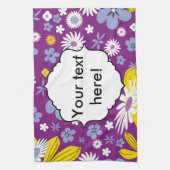 Naadloos Floral Pattern Theedoek (Verticaal)