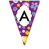 Naadloos Floral Pattern Vlaggetjes (Derde vlag)