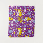 Naadloos Floral Pattern Wandkleed (Voorkant)